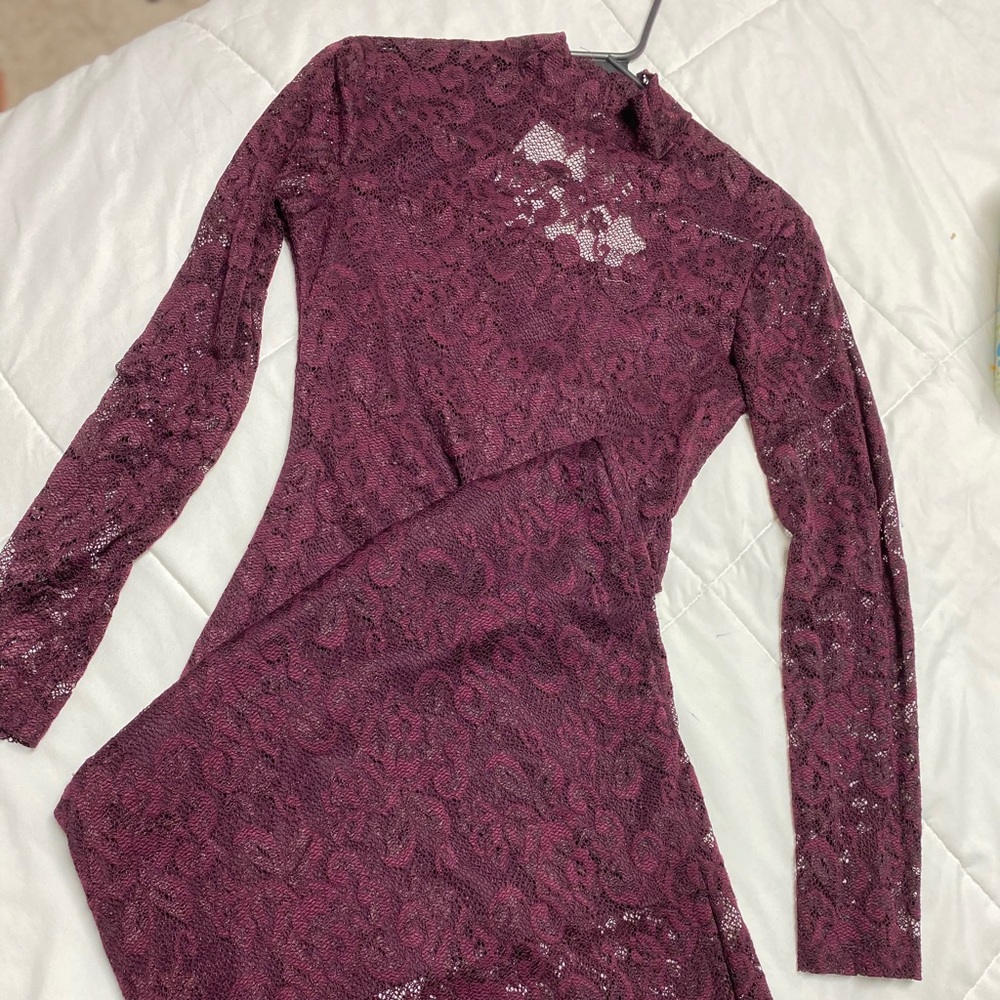 Beautiful burgundy long dress